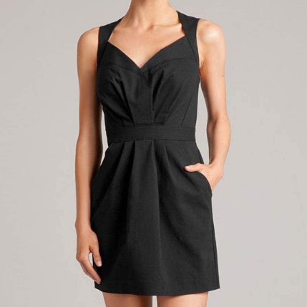 Guess by Marciano Black Sleeveless Pettyfer Mini Dress - 0